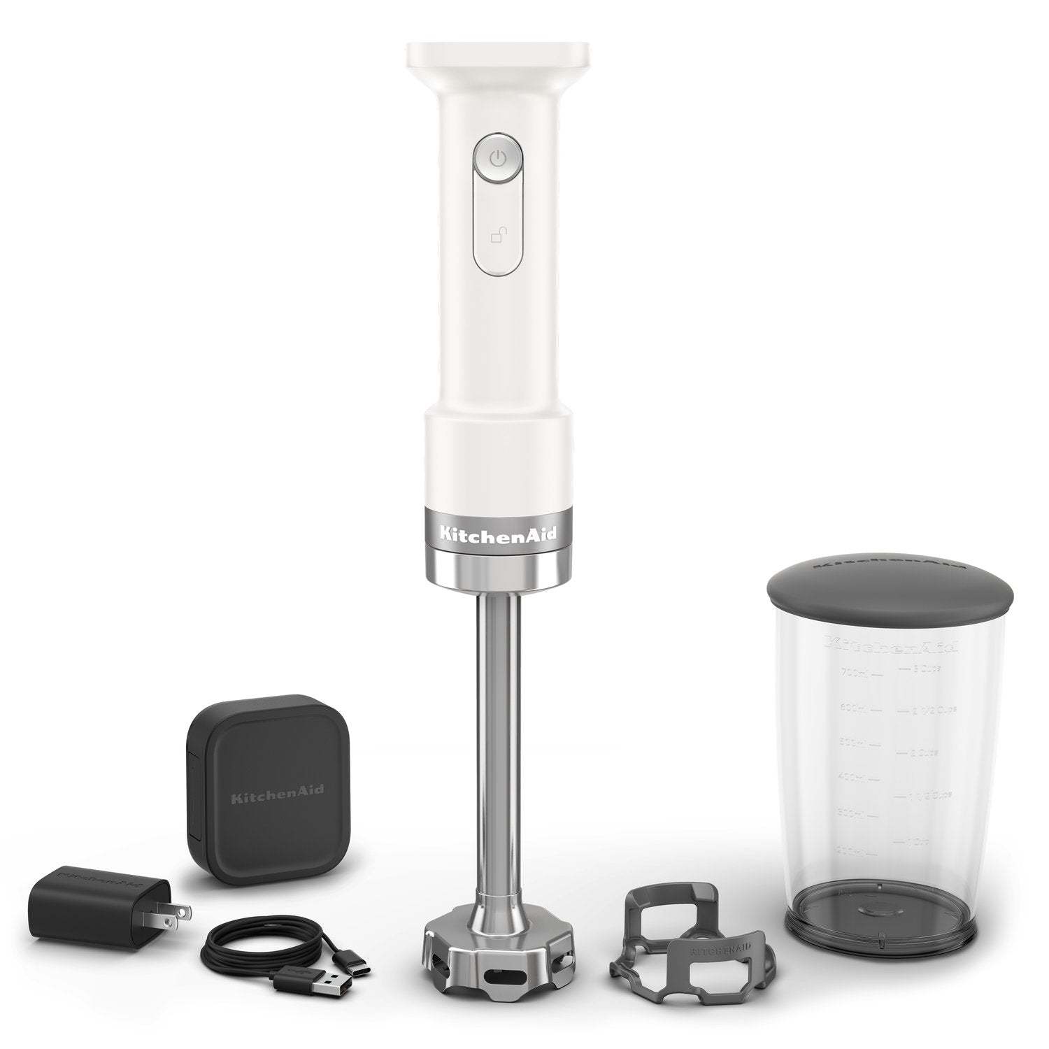 KitchenAid Go Cordless 12V Hand Blender with Battery Included in Porcelain (KHBRV71PL) - image 1