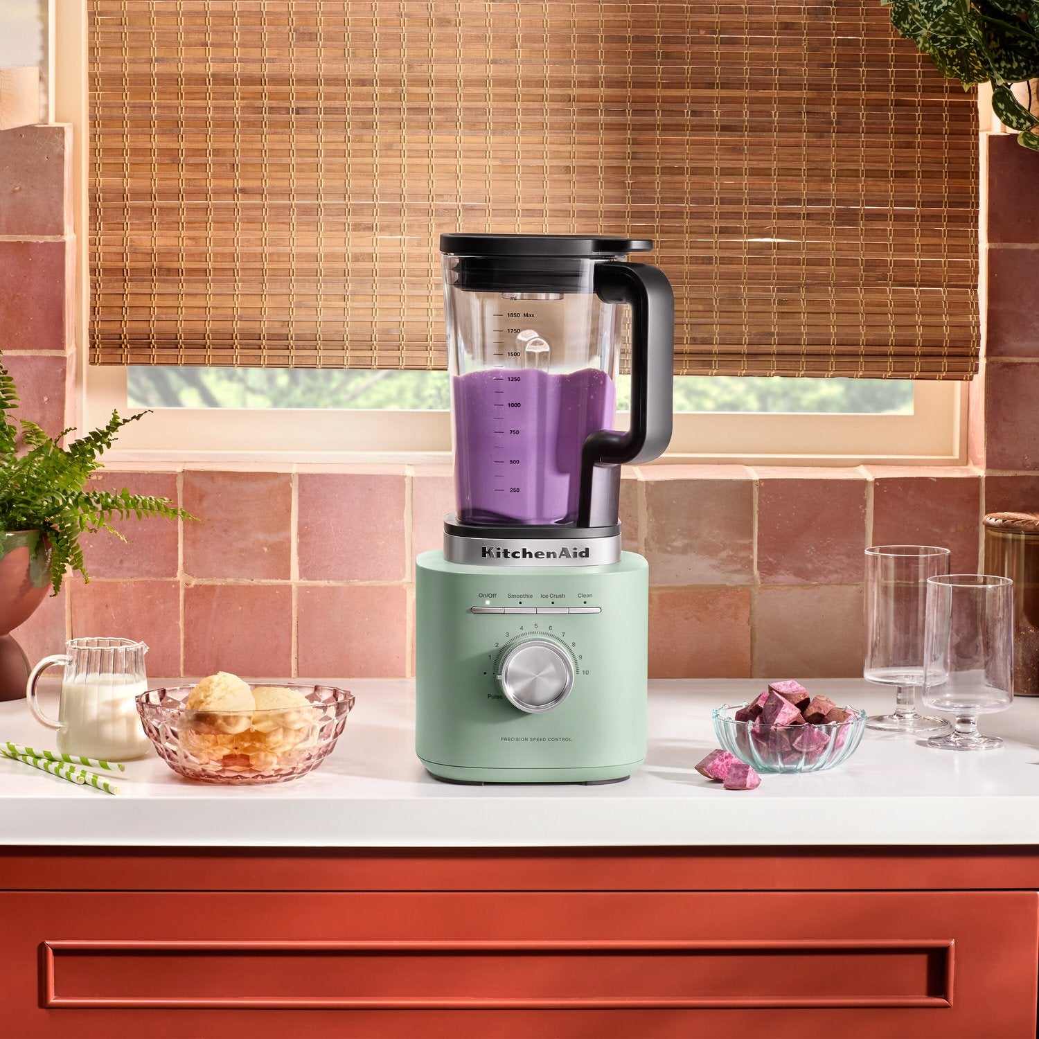 KitchenAid Pure Power Blender with 62 oz Glass Jar in Cardamom (KSB2070DC) - image 12