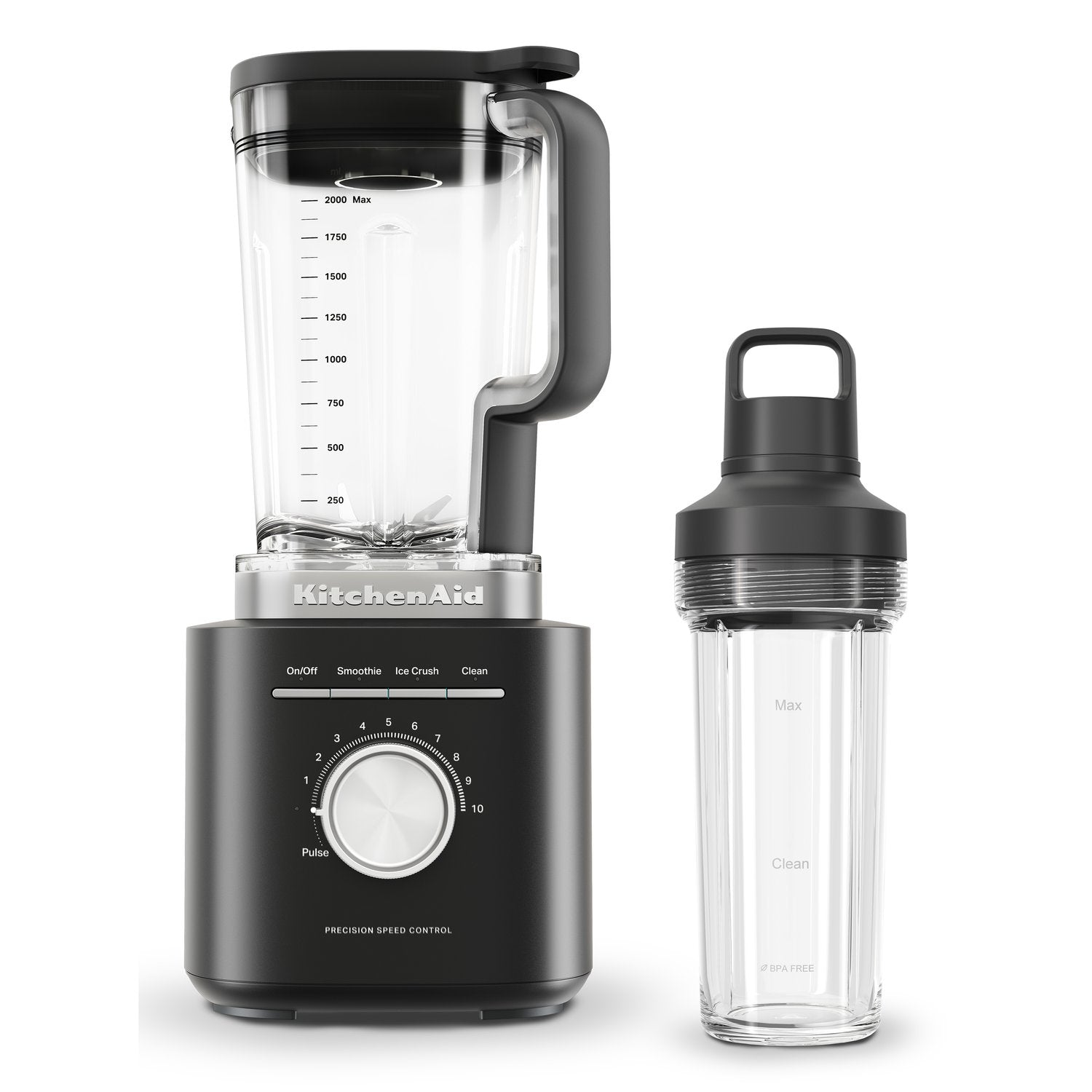 KitchenAid Pure Power Blender with Personal Blending Jar in Black Matte (KSB2079BM) - image 1