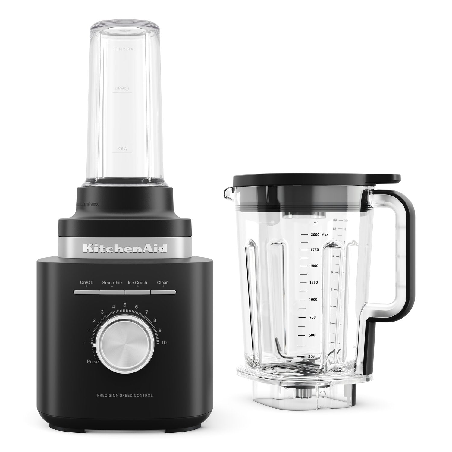 KitchenAid Pure Power Blender with Personal Blending Jar in Black Matte (KSB2079BM) - image 7