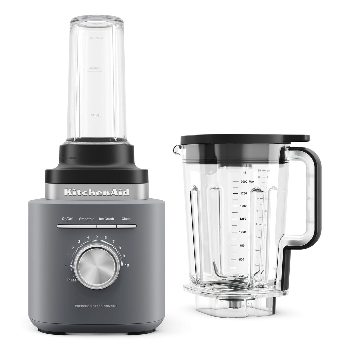 KitchenAid Pure Power Blender with Personal Blending Jar in Matte Grey (KSB2079DG) - image 4