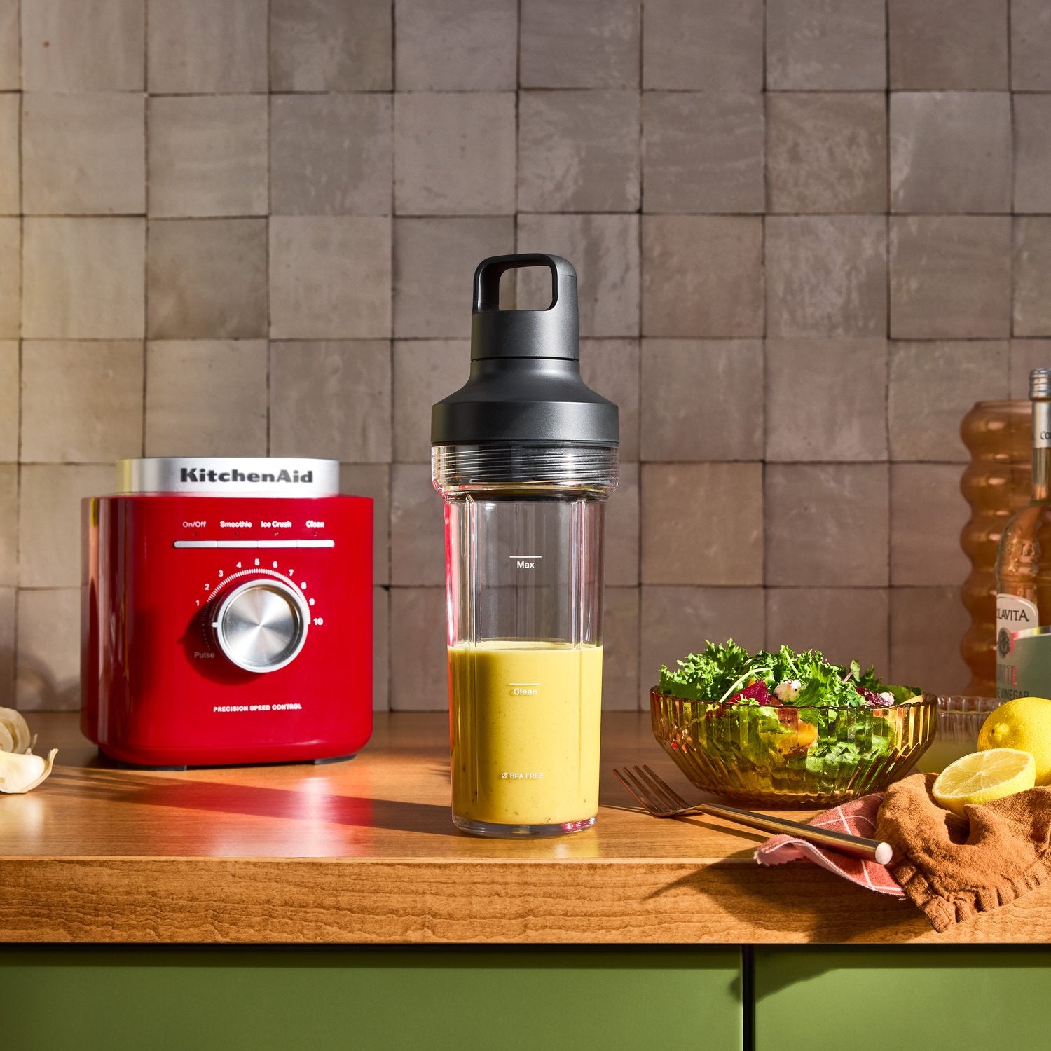 KitchenAid Pure Power Blender with Personal Blending Jar in Empire Red (KSB2079ER) - image 7