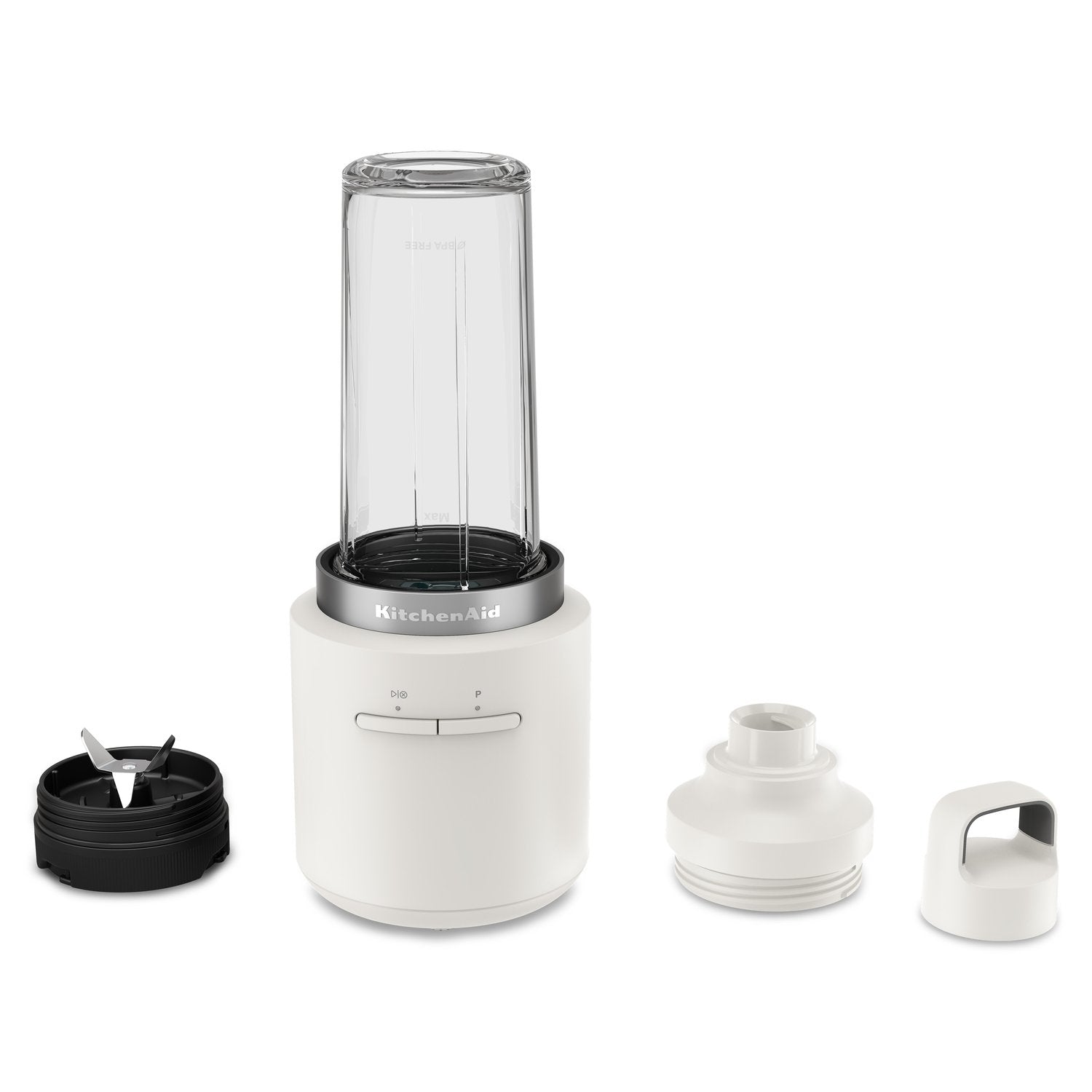KitchenAid Cordless 12V 16 Oz. Personal Blender with Travel Lid in Porcelain (KSBR200PL) - image 11