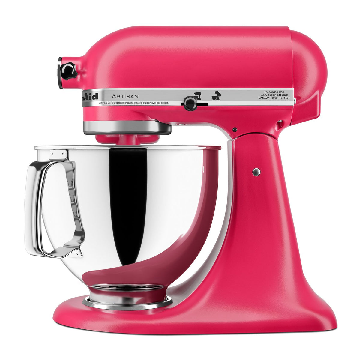 KitchenAid Artisan 5-Quart Tilt-Head Stand Mixer in Hibiscus (KSM150PSHI) - image 2