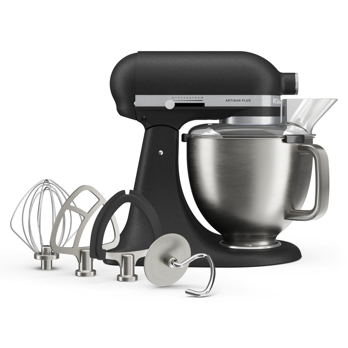 KitchenAid Artisan Plus Tilt-Head Stand Mixer in Cast Iron Black (KSM50PKVXBK) - image 6