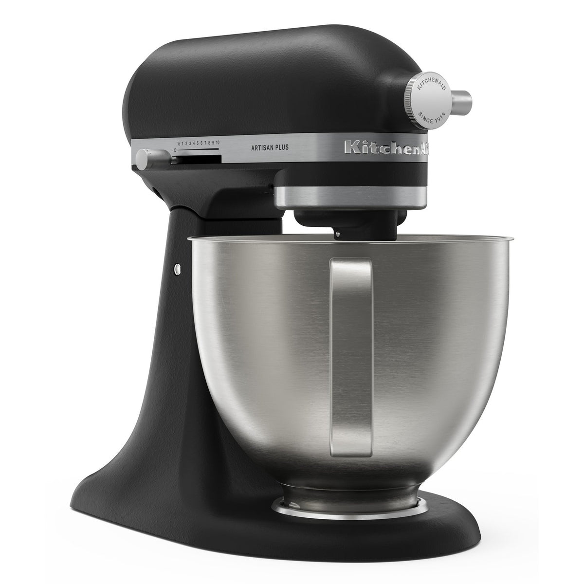 KitchenAid Artisan Plus Tilt-Head Stand Mixer in Matte Black (KSM50PKVXBM) - image 1