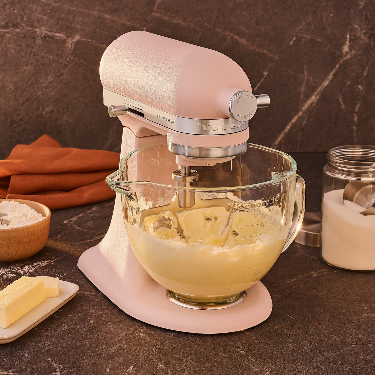 KitchenAid Artisan Plus Tilt-Head Stand Mixer in Feather Pink (KSM50PKVXFT) - image 10