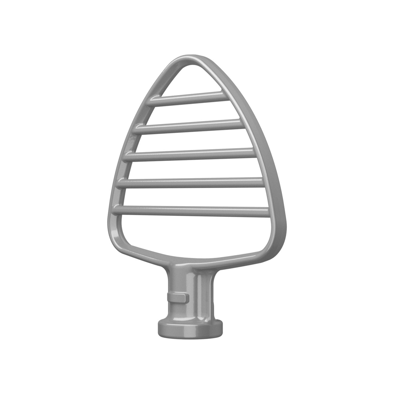 Silver pastry beater attachment for tilt-head stand mixers, wire loop beater