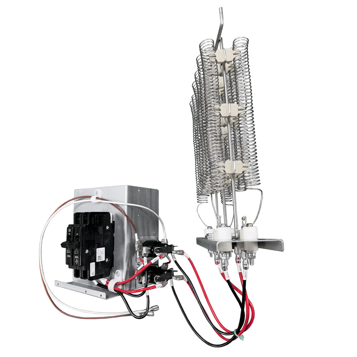 MRCOOL 5 kW heat kit with wiring, control board, and metal heater assembly