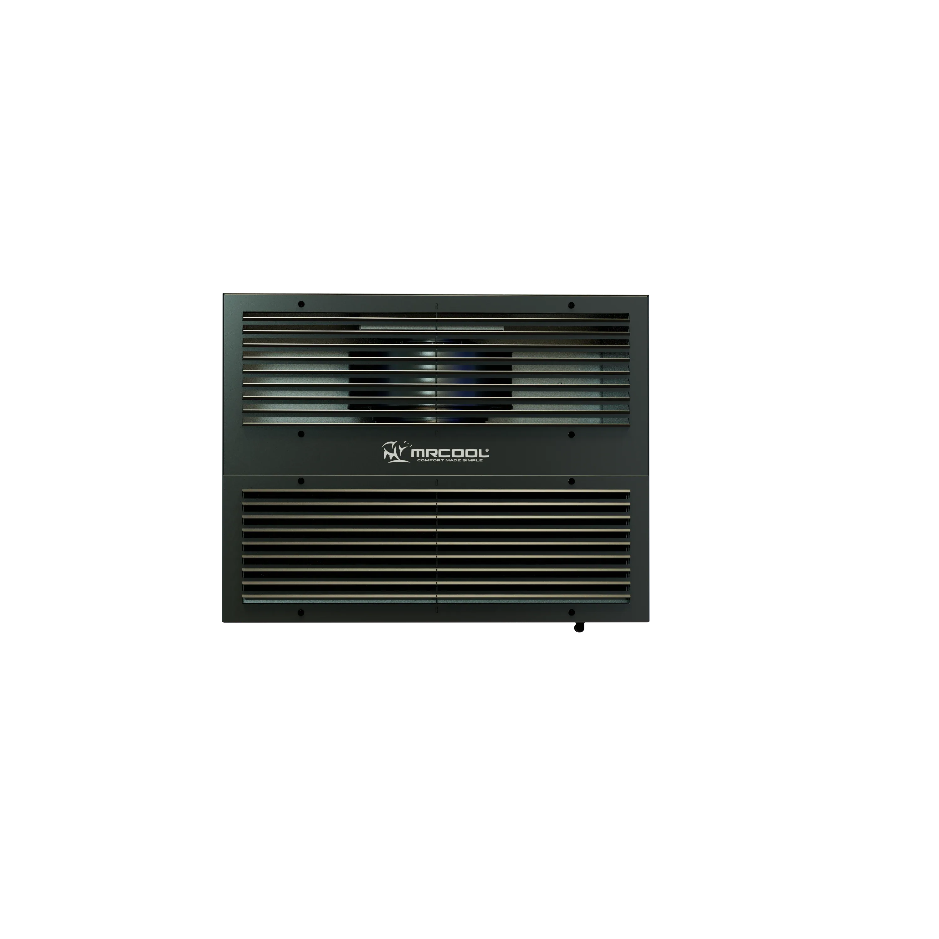 MRCOOL compact refrigeration system front panel with dual horizontal air grilles
