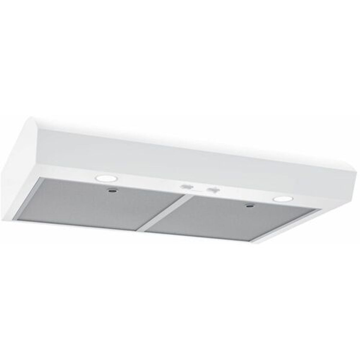 Broan-NuTone Mantra 30-Inch 350 CFM 2-Speed Convertible Under Cabinet Range Hood in White (MTR1303WW)