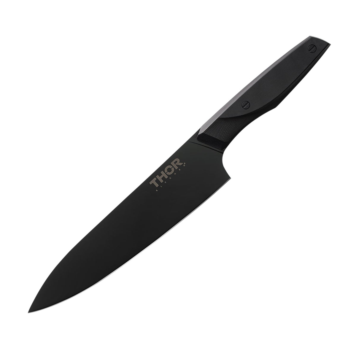 Thor Kitchen 8-Inch Black Titanium Coated German Steel Chef Knife (BTC801S)