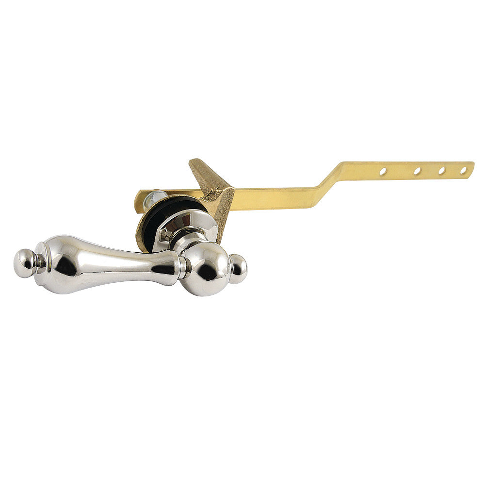 Kingston Brass polished nickel toilet tank lever with front mount bracket, left/right-ready