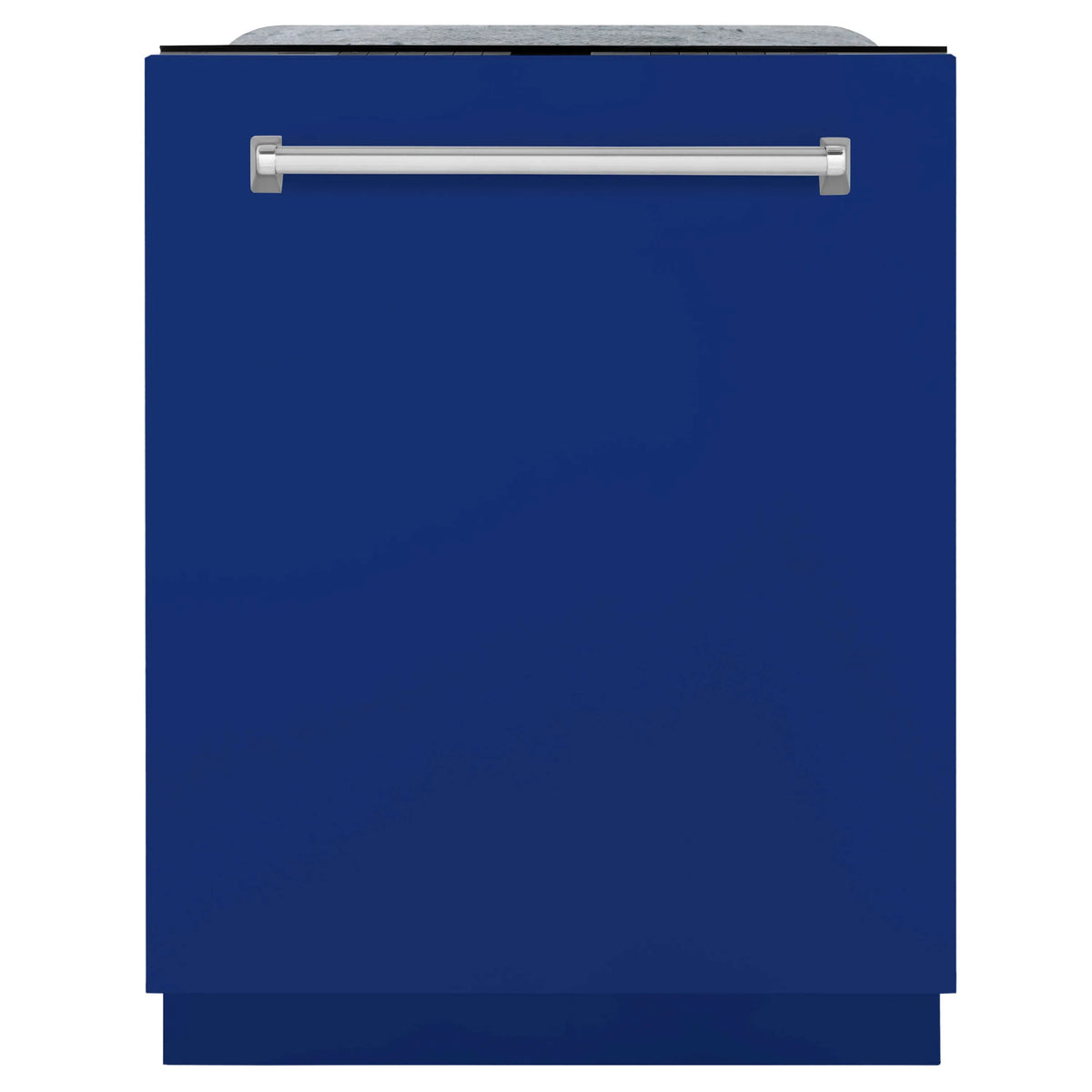 ZLINE 24-Inch Monument Series 3rd Rack Top Touch Control Dishwasher in Blue Gloss with Stainless Steel Tub, 44dBa