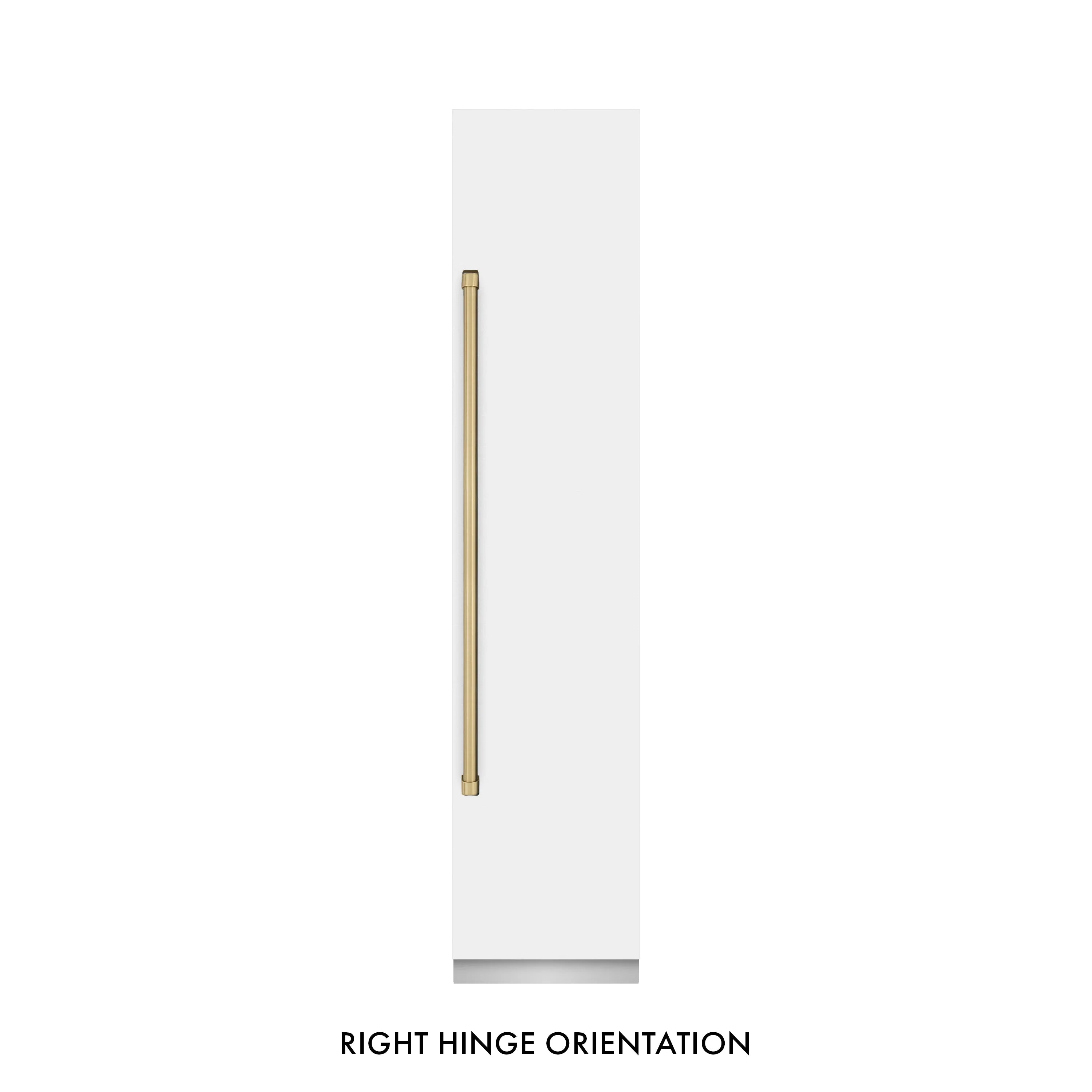 Champagne bronze hinge handle bar for right hinge orientation