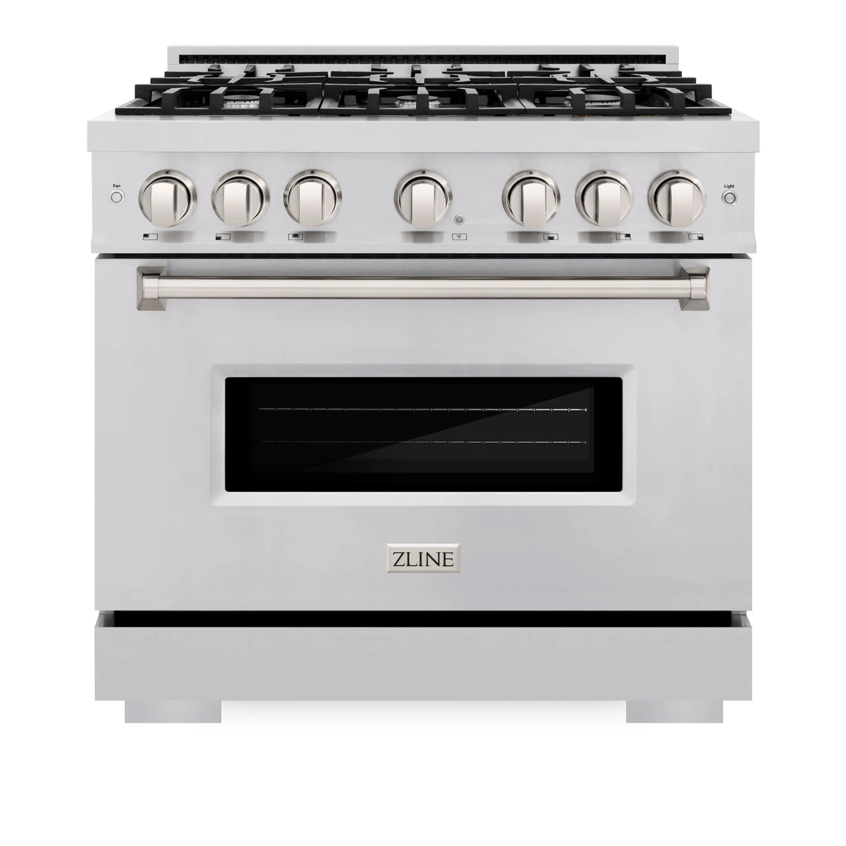 ZLINE 4-Piece Appliance Package - 36-Inch Classic Dual Fuel Range, Refrigerator with Water Dispenser, Dishwasher, and 24-Inch Microwave Drawer in Stainless Steel