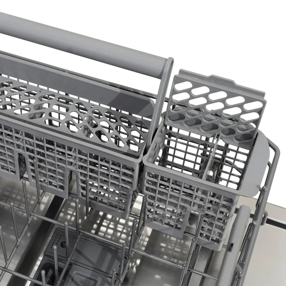 ZLINE 24-Inch Monument Series 3rd Rack Top Touch Control Dishwasher in Stainless Steel with Stainless Steel Tub, 44dBa