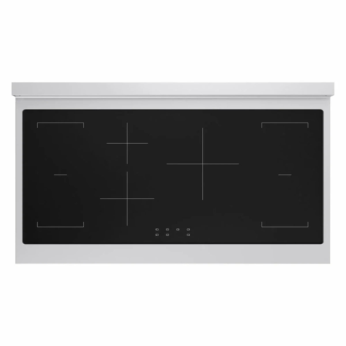 ZLINE Autograph Edition 48-Inch Paramount Induction Range with 7 Element Cooktop and 6.7 Cu. Ft. Electric Double Oven in Stainless Steel with Champagne Bronze Accents (SINRZ-48-CB)