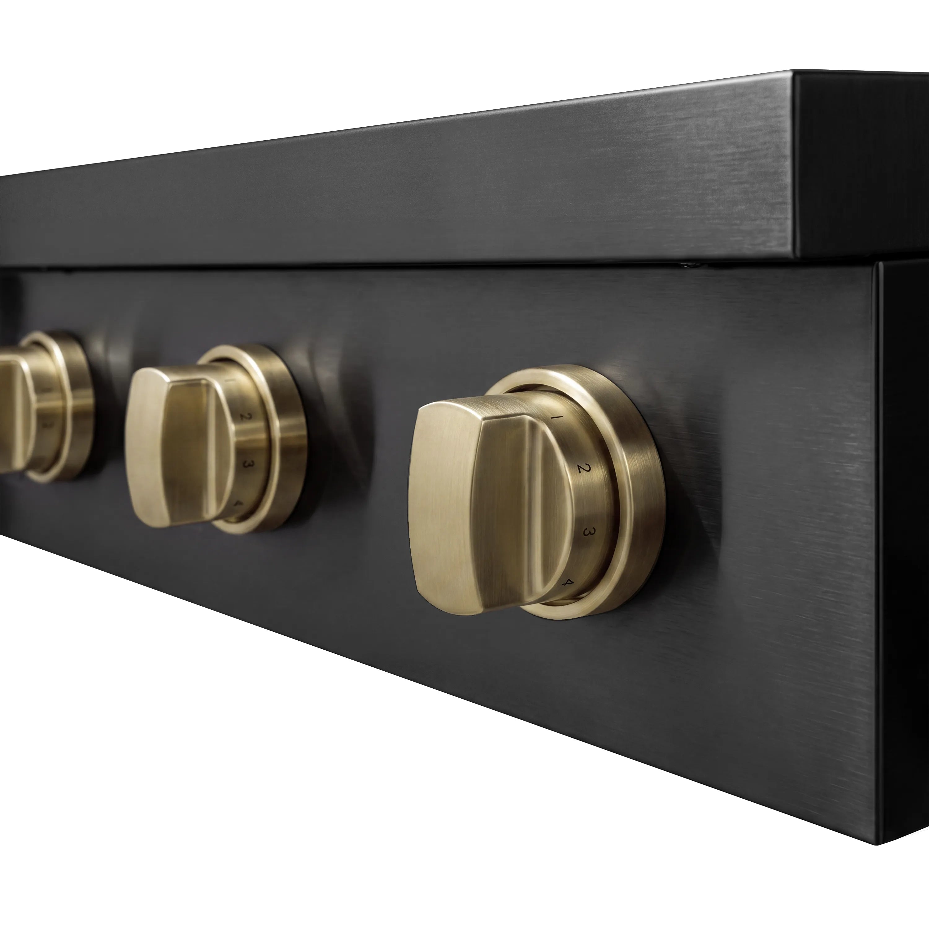 ZLINE Autograph Edition 30-Inch Paramount Induction Rangetop with 4 Element Cooktop in Black Stainless Steel and Champagne Bronze Accents (SINRTBZ-30-CB)