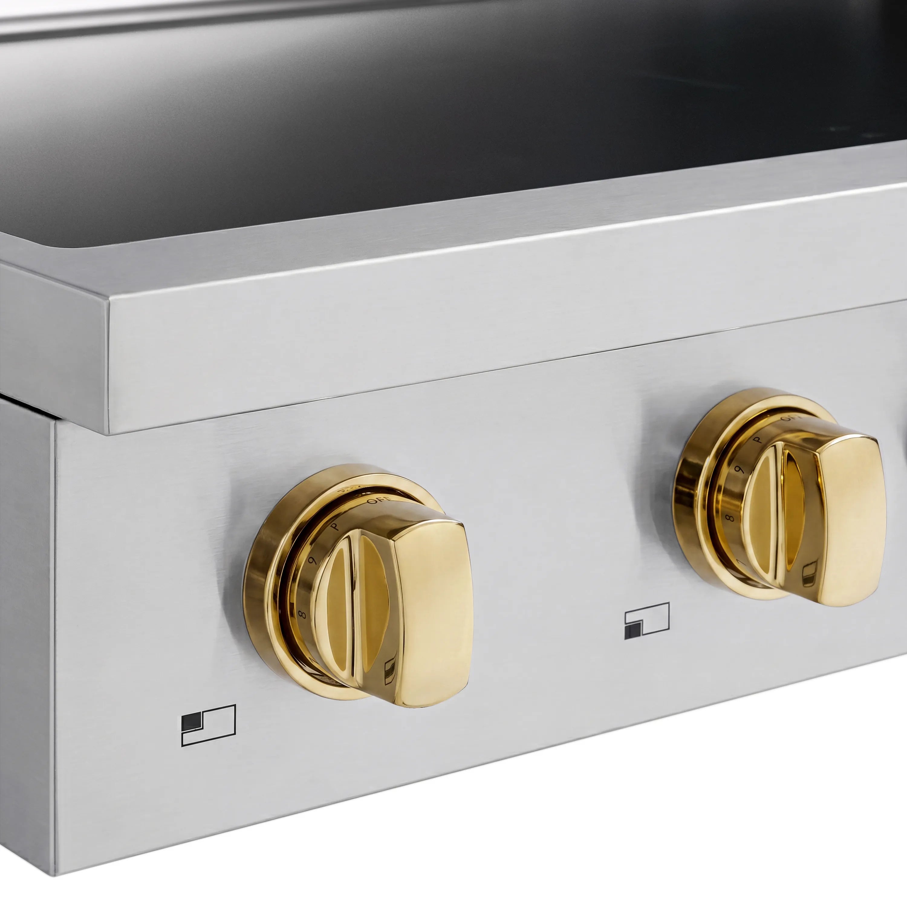 ZLINE Autograph Edition 36-Inch Paramount Induction Rangetop with 5 Element Cooktop in Stainless Steel and Polished Gold Accents (SINRTZ-36-G)