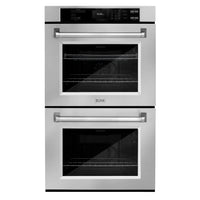 ZLINE 30-Inch Professional True Convection Double Wall Oven with Air Fry and Self Clean in Stainless Steel (WAD-30)