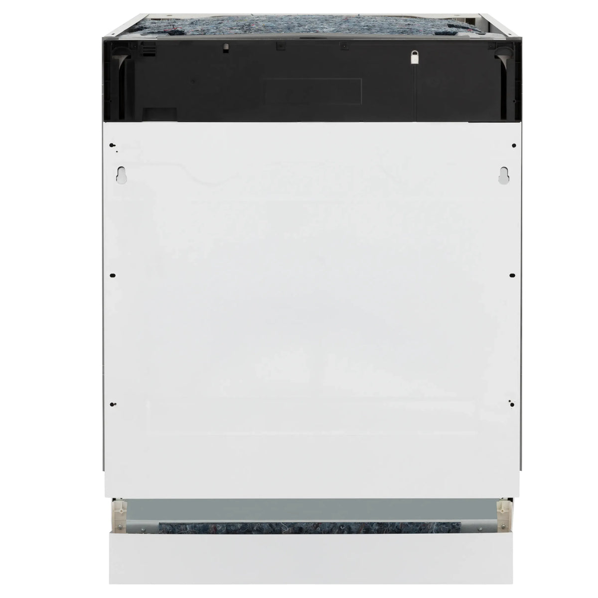 Built-in dishwasher front with top control housing and lower tub panel