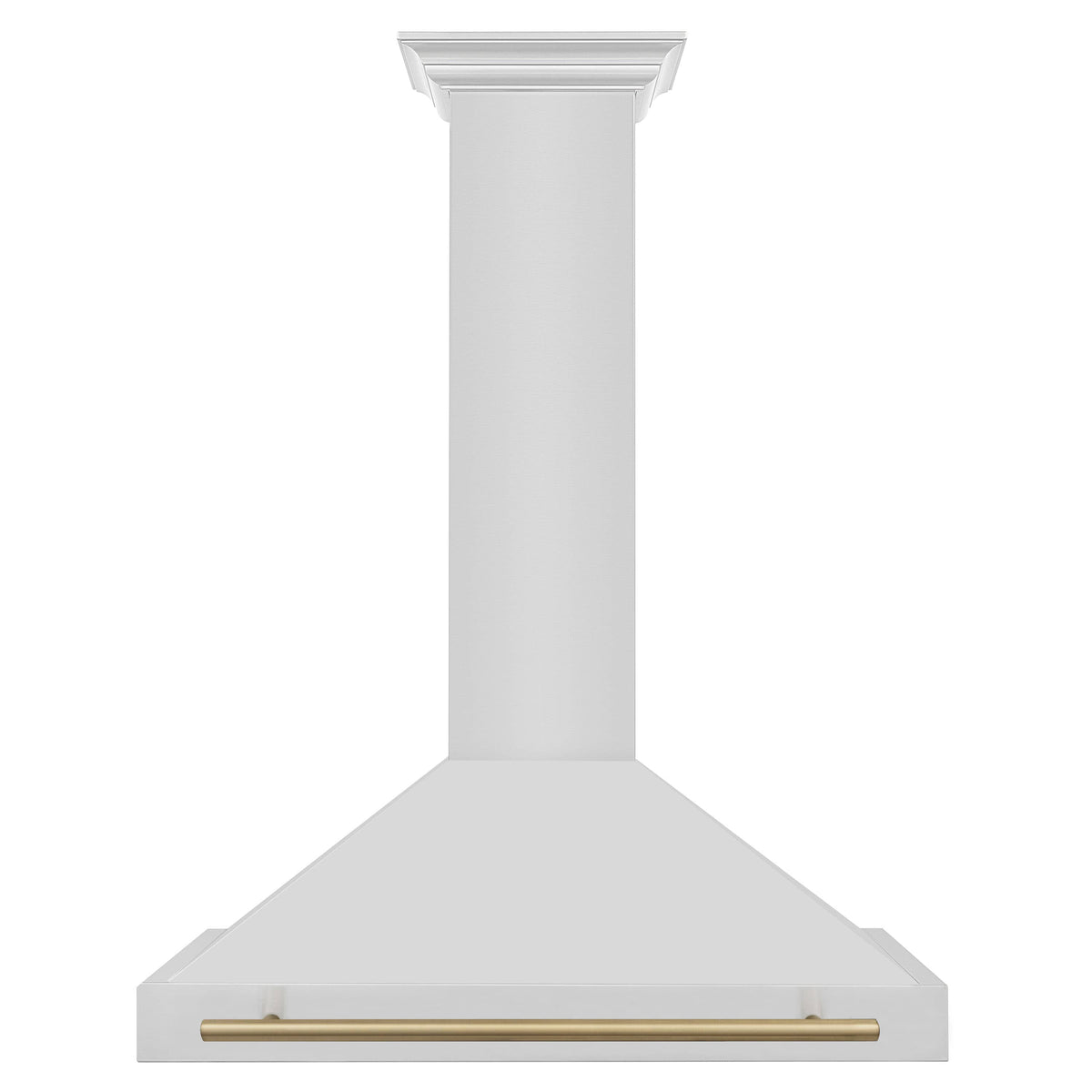 ZLINE 36-Inch Autograph Edition Wall Mounted Range Hood in Outdoor Stainless Steel with Champagne Bronze Accents (KB4STZ-36-CB)