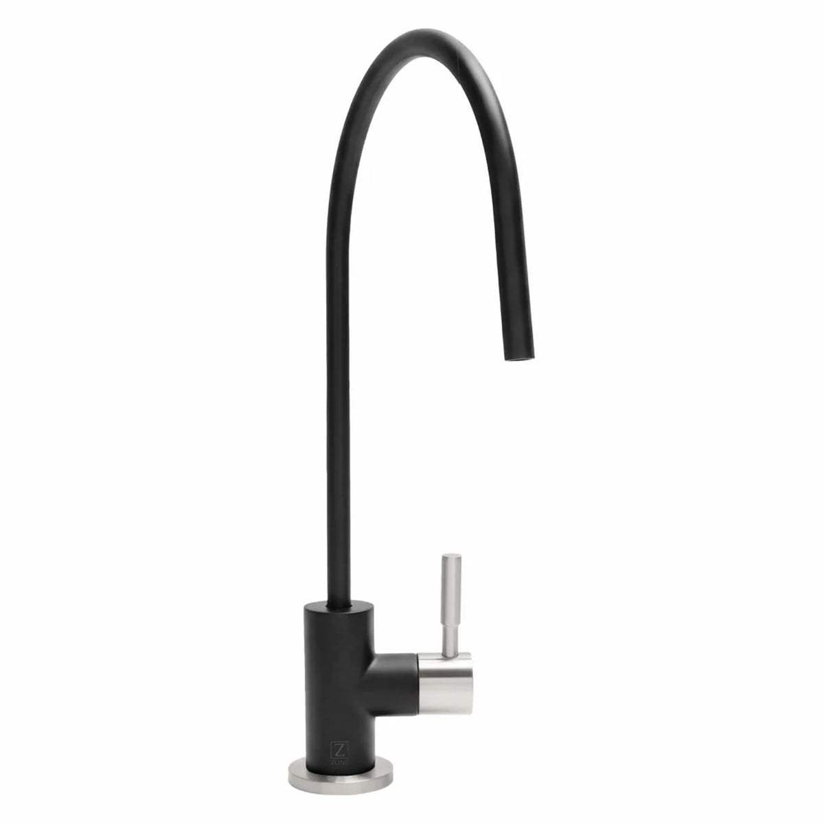 ZLINE Autograph Edition Single-Handle Drink Faucet in Matte Black and Brushed Nickel (FBV-ZMBBN)