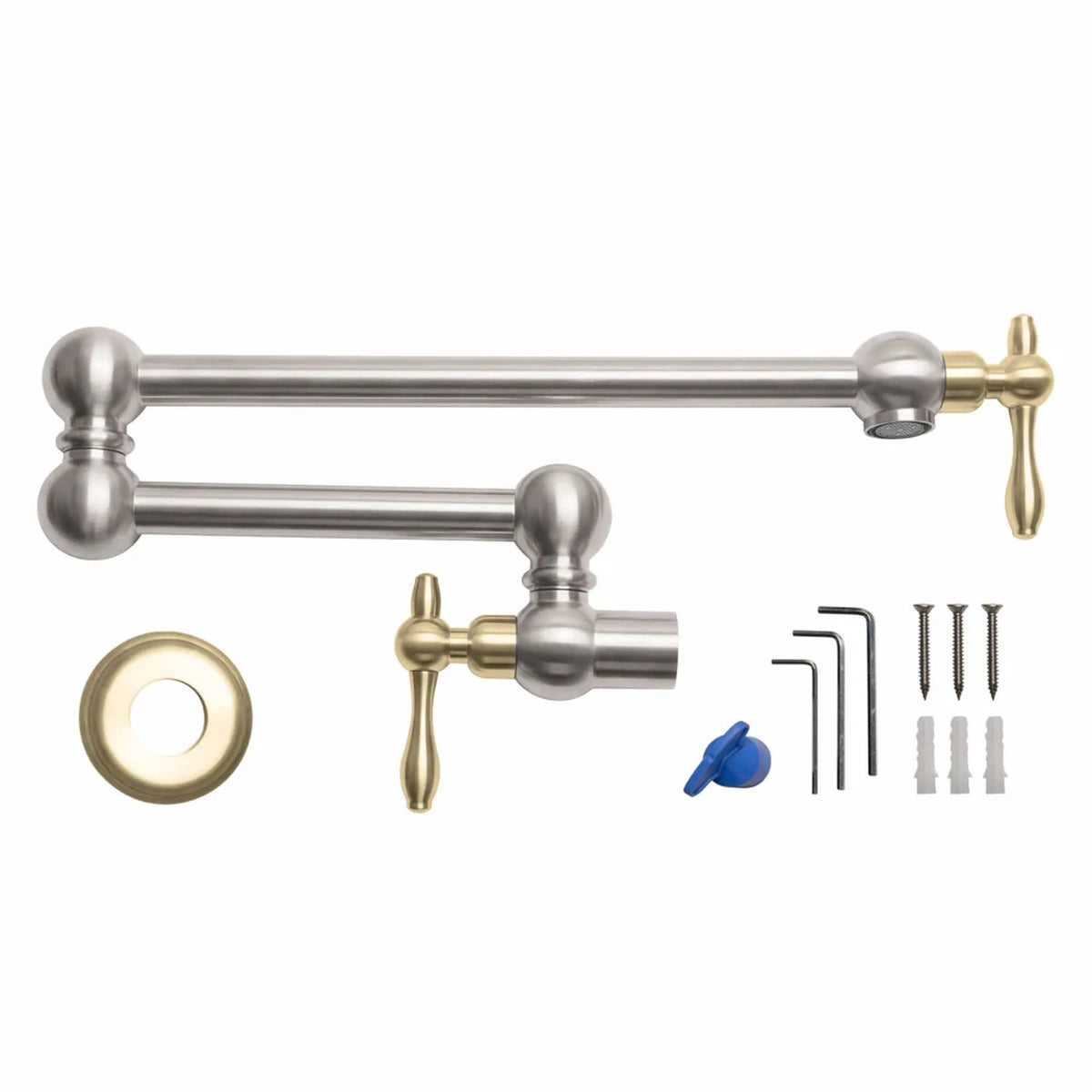 ZLINE Autograph Edition Rembrandt Pot Filler in Brushed Nickel and Champagne Bronze (REM-FPF-ZBNCB)