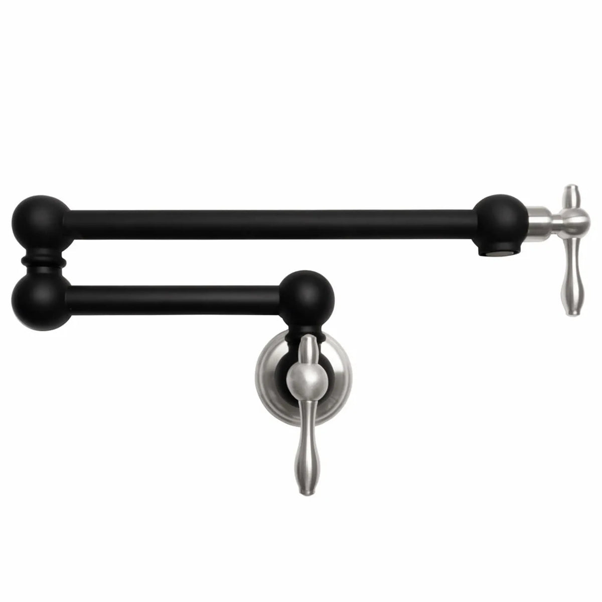 ZLINE Autograph Edition Rembrandt Pot Filler in Matte Black and Brushed Nickel (REM-FPF-ZMBBN)