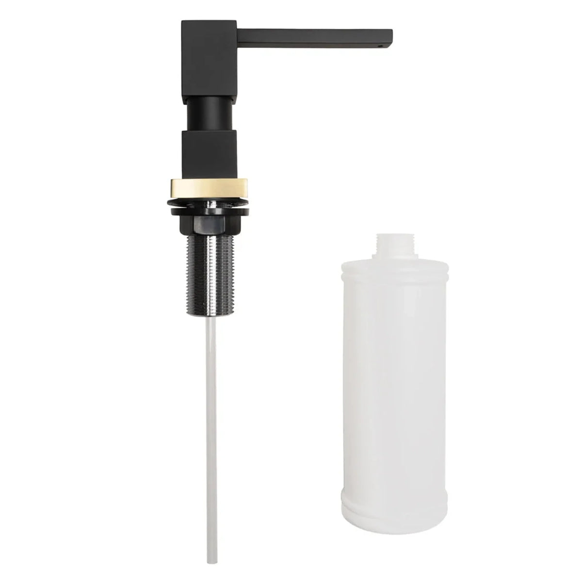 ZLINE Autograph Edition Faucet Soap Dispenser in Matte Black and Champagne Bronze (FSD-ZMBCB)