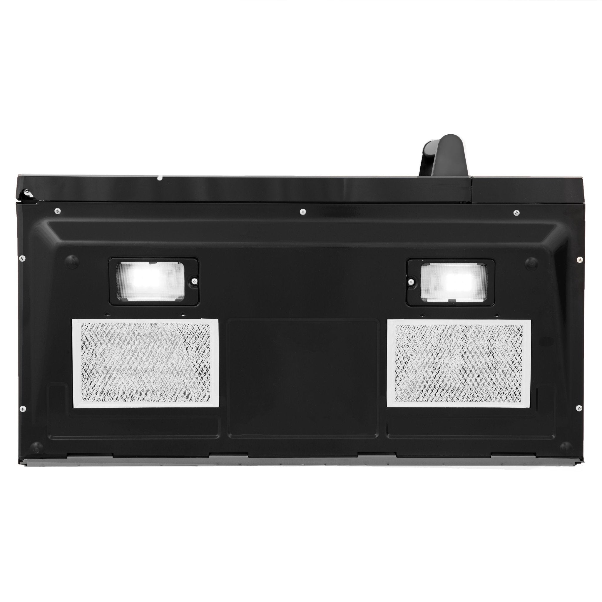 ZLINE vent hood with two front lights and two removable mesh filter panels