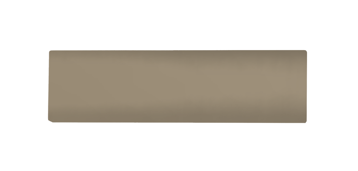Beige unengraved rectangular nameplate for DoorBird One Call button