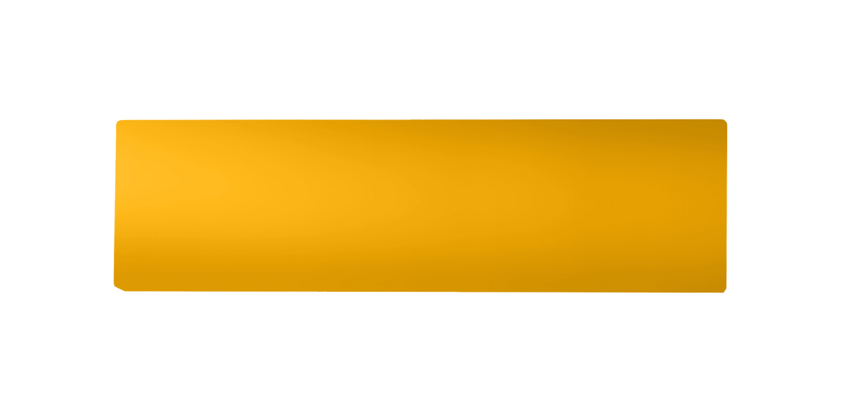 Golden yellow DoorBird nameplate for one call button, D21X, not engraved