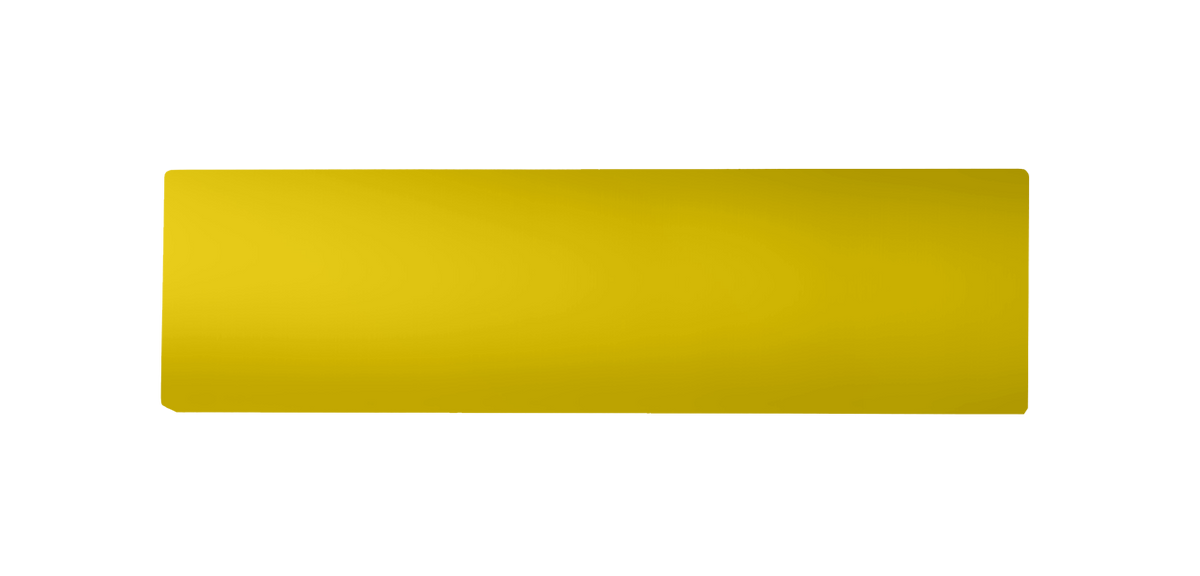 DoorBird nameplate, sulfur yellow rectangular plate, not engraved