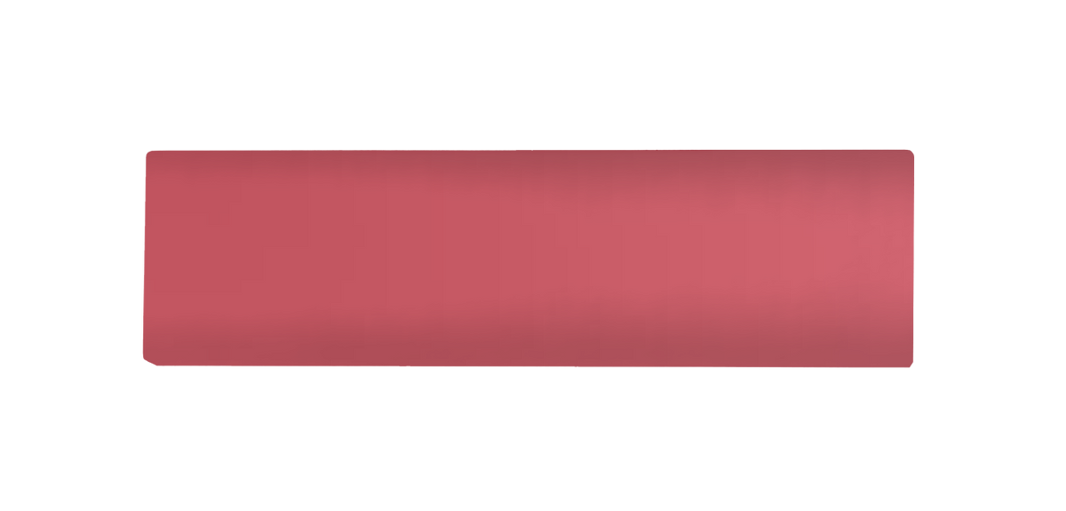 Antique pink rectangular nameplate for door call button, unengraved