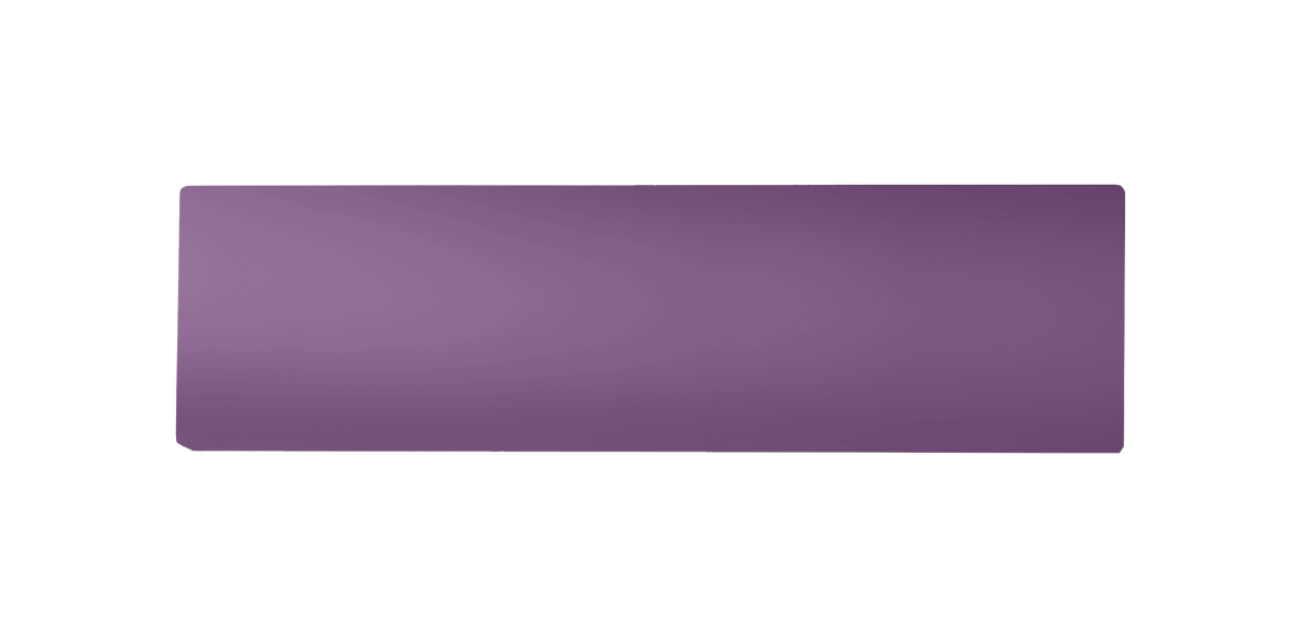 Lilac blue unengraved nameplate for DoorBird call button D21X
