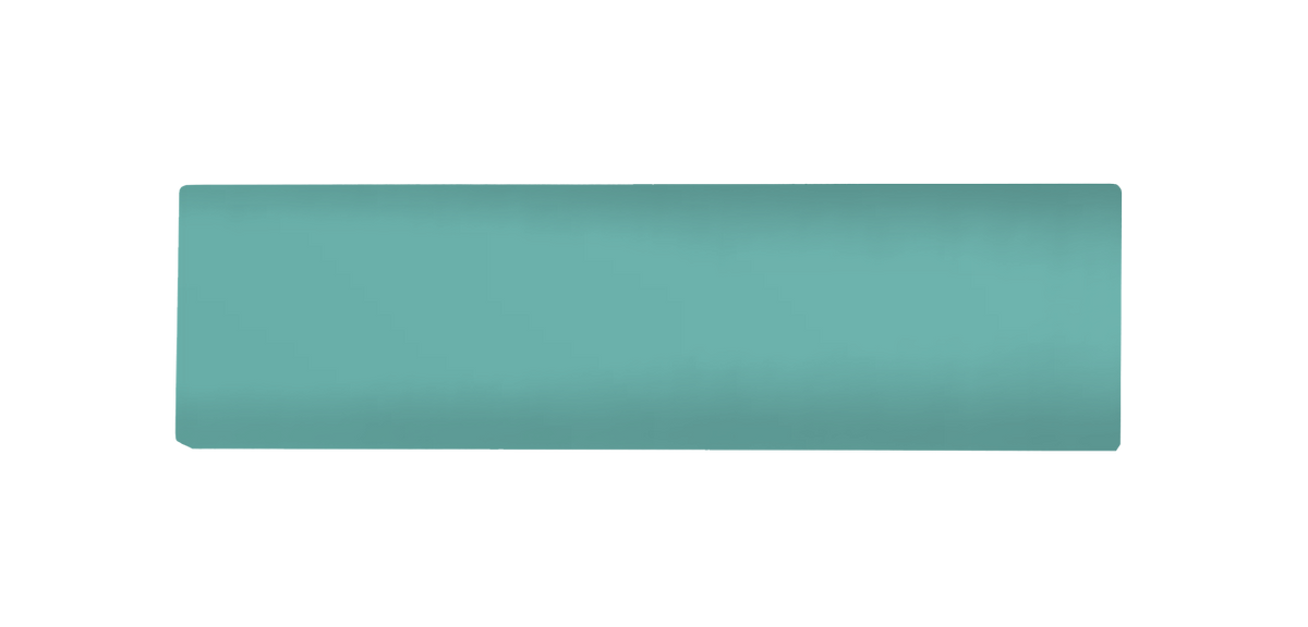 Light green rectangular DoorBird nameplate for call button, unengraved