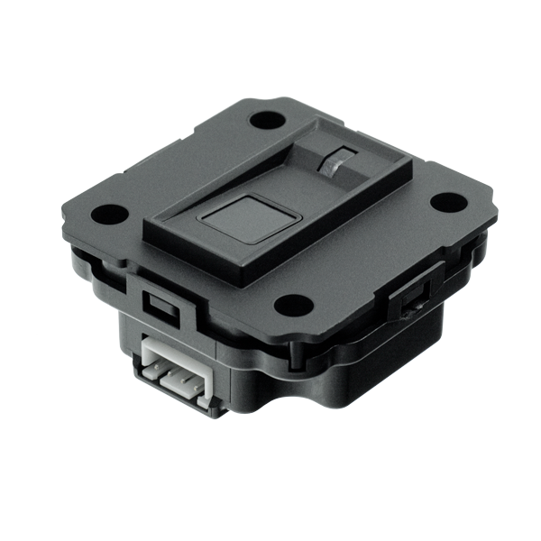Doorbird Fingerprint Reader Module 50, dark gray sensor window with connector ports