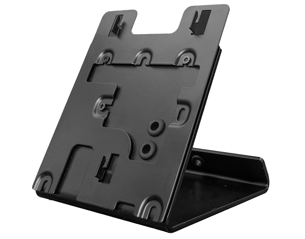 DoorBird A8003 table stand base, black, for indoor IP video station, angled support