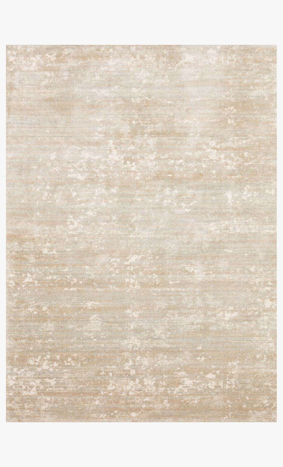 Power-loomed rug, light beige with subtle speckled pattern and flat texture