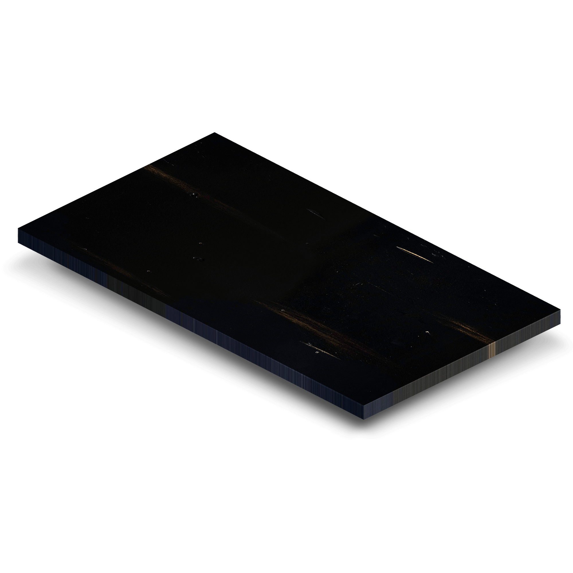 Antigua wood sample board with dark glossy finish