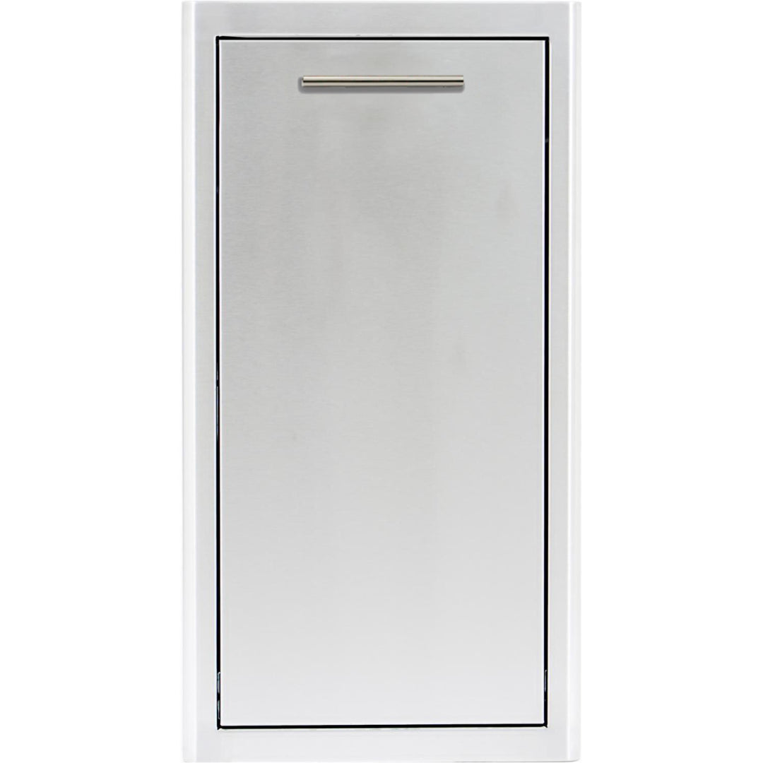 Blaze narrow trash storage drawer front panel with metal bar handle