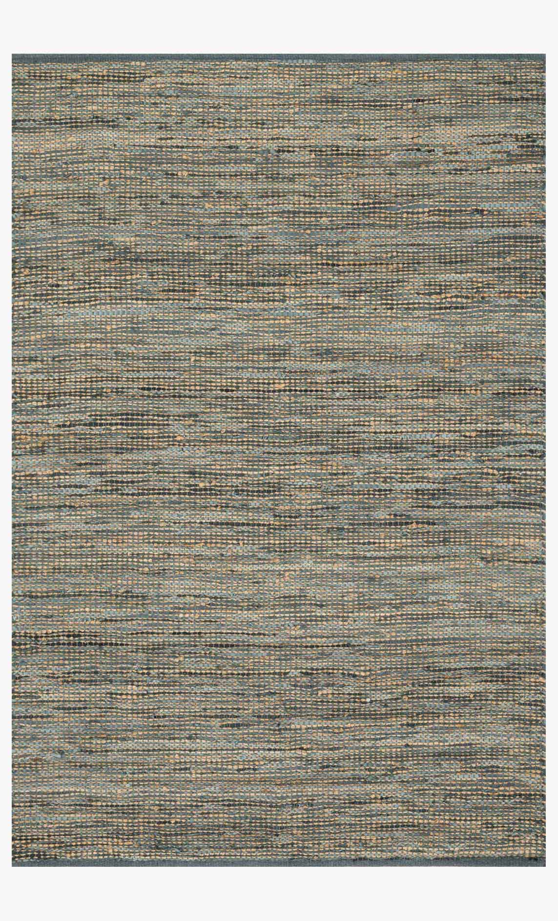 Hand-woven transitional area rug with grey and tan multicolor flat weave