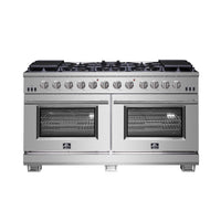 Forno 60-Inch Capriasca Gas Range with 10 Burners and 200,000 BTUs (FFSGS6260-60)