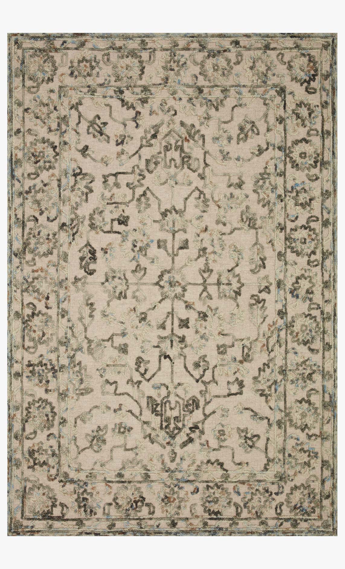 Loloi II Halle Traditional Taupe / Rust Area Rug (HAE-03