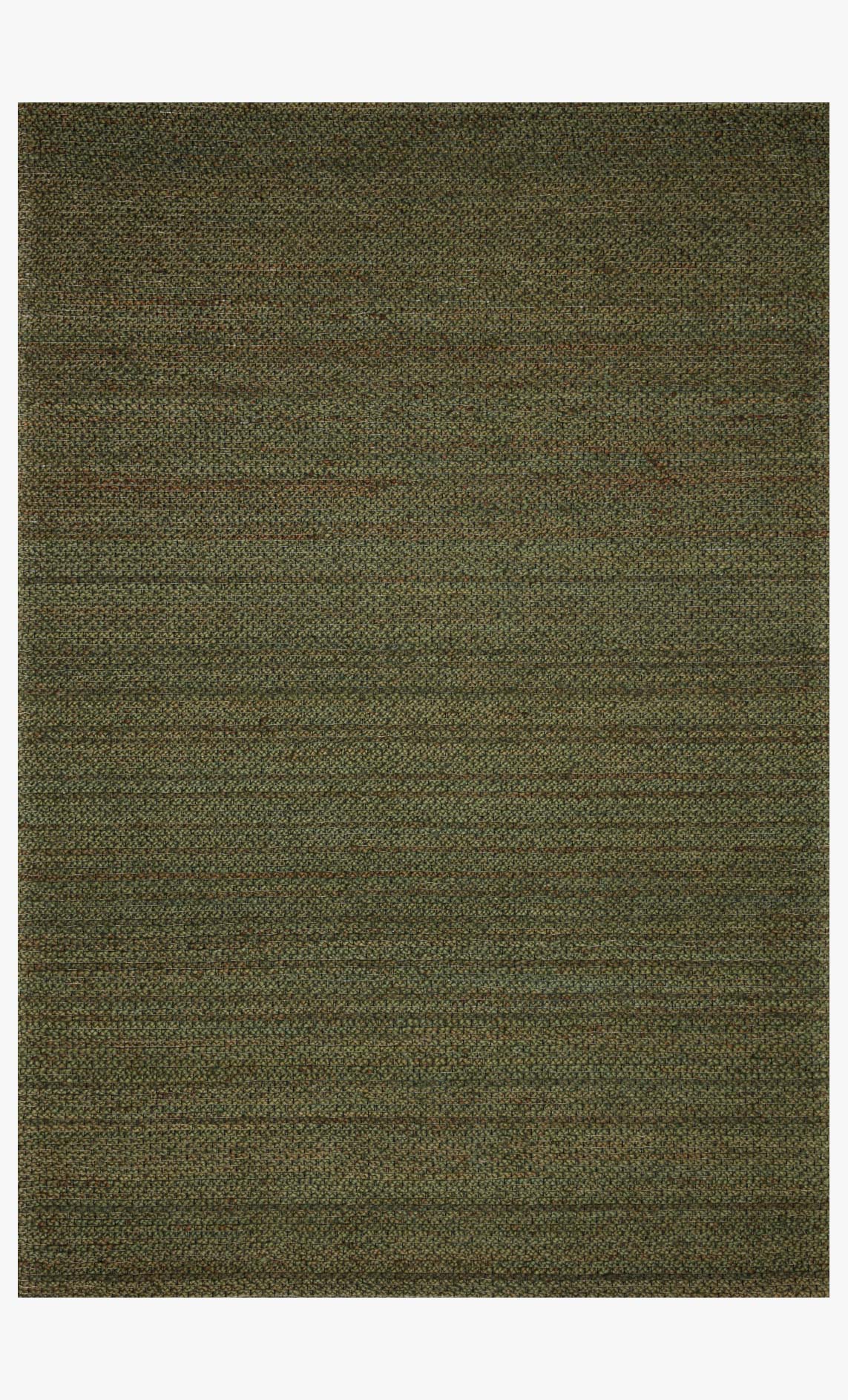 Green contemporary hand-woven rug with tight textured weave, flat woven finish.