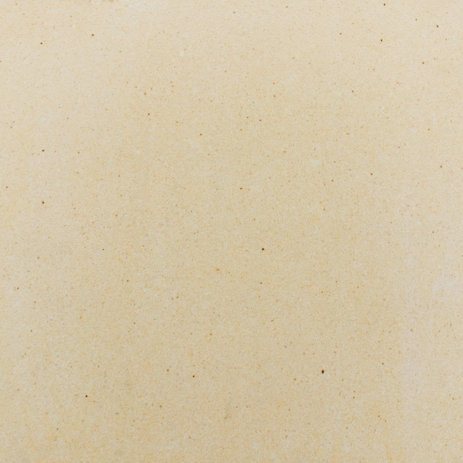 Light beige speckled ceramic pizza stone surface texture
