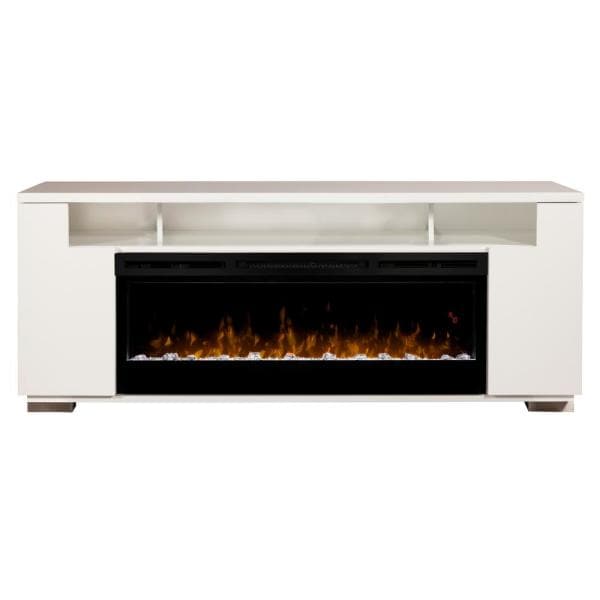 Dimplex haley media console deals electric fireplace with soundbar