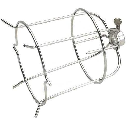 Rotisserie chicken holder with wire cage and mounting hardware, Fire Magic 3617E